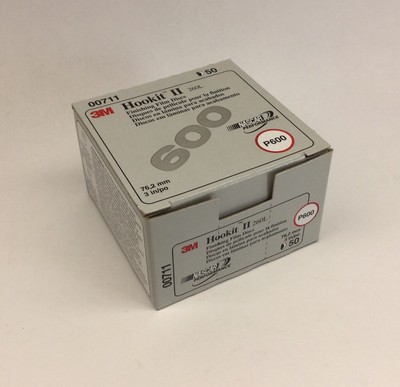 3M 00711 HOOKIT II 260L FINISHING FILM DISCS 3''  P600 NASCAR PERFORMANCE 50PK