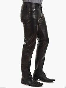 leather 501 jeans