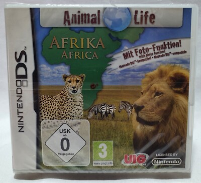 Animal Life: Africa Nintendo DS NEW FACTORY SEALED foil damaged