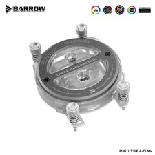 Barrow CPU Water Block for AMD RYZEN 3 5 7 9 AM4 AM5 5v aRGB LTSEA-04N White