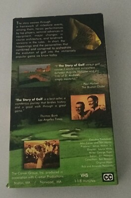 The Story Of Golf Narrated Jim McKay VHS Tape 796775001488| eBay