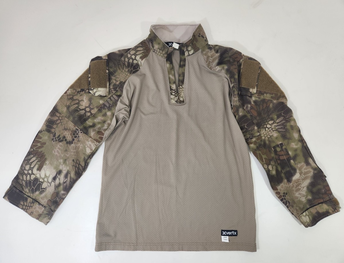 NEW Vertx RECON X Combat Shirt Size Large Kryptek Highlander