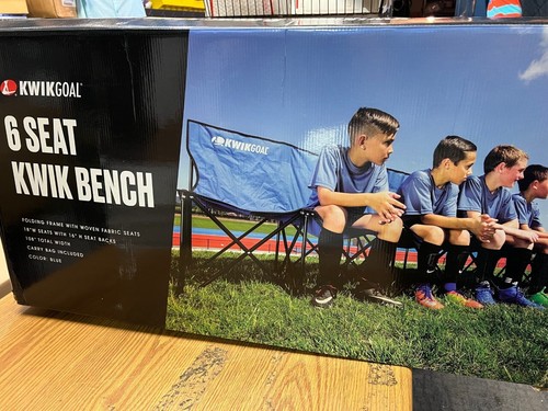 Kwik Goal 6 Seat Kwik Bench Soccer Bench | eBay
