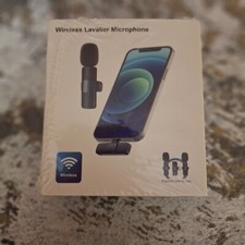 Wireless Lavalier Microphone for Apple iPhone MKF-01 One to Two Audio Plug Play