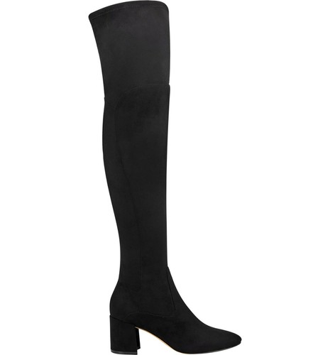 Marc Fisher Ltd Jayne Over The Knee Czarne kozaki Rozmiar 5