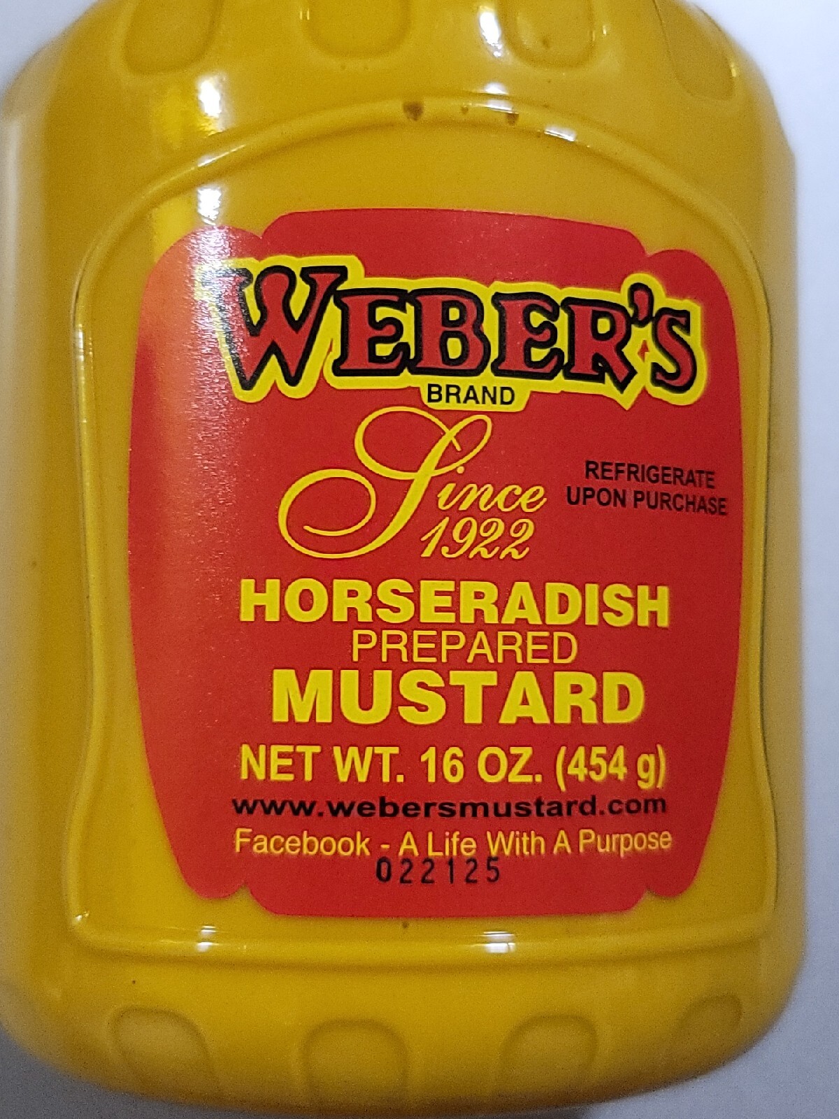 er's Horseradish Mustard 16 Oz Buffalo’s Best Expires 02/21/2025