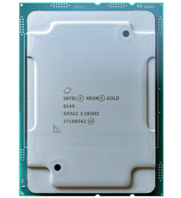 Intel Xeon Gold 6149 3.10 GHz 16-Core sr3g2 lga-3647 c621 server CPU processor