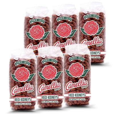 Quality Dried Red Kidney Beans, 1 Pound (Pack of 6) - Non-GMO & Gluten-Free