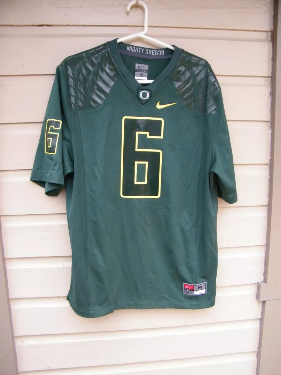 Oregon Ducks Green 6 Nike Jersey Size M eBay