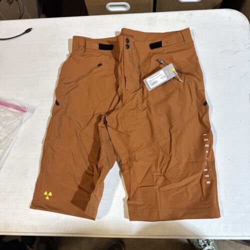 New XL Nukeproof MTB Shorts w Liner Pumpkin
