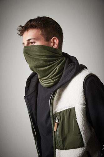 Morf Merino Wool Snood - Antibacterial, Quick-Dry, Odor-Resistant, Neck Warmer - Bild 8 von 11