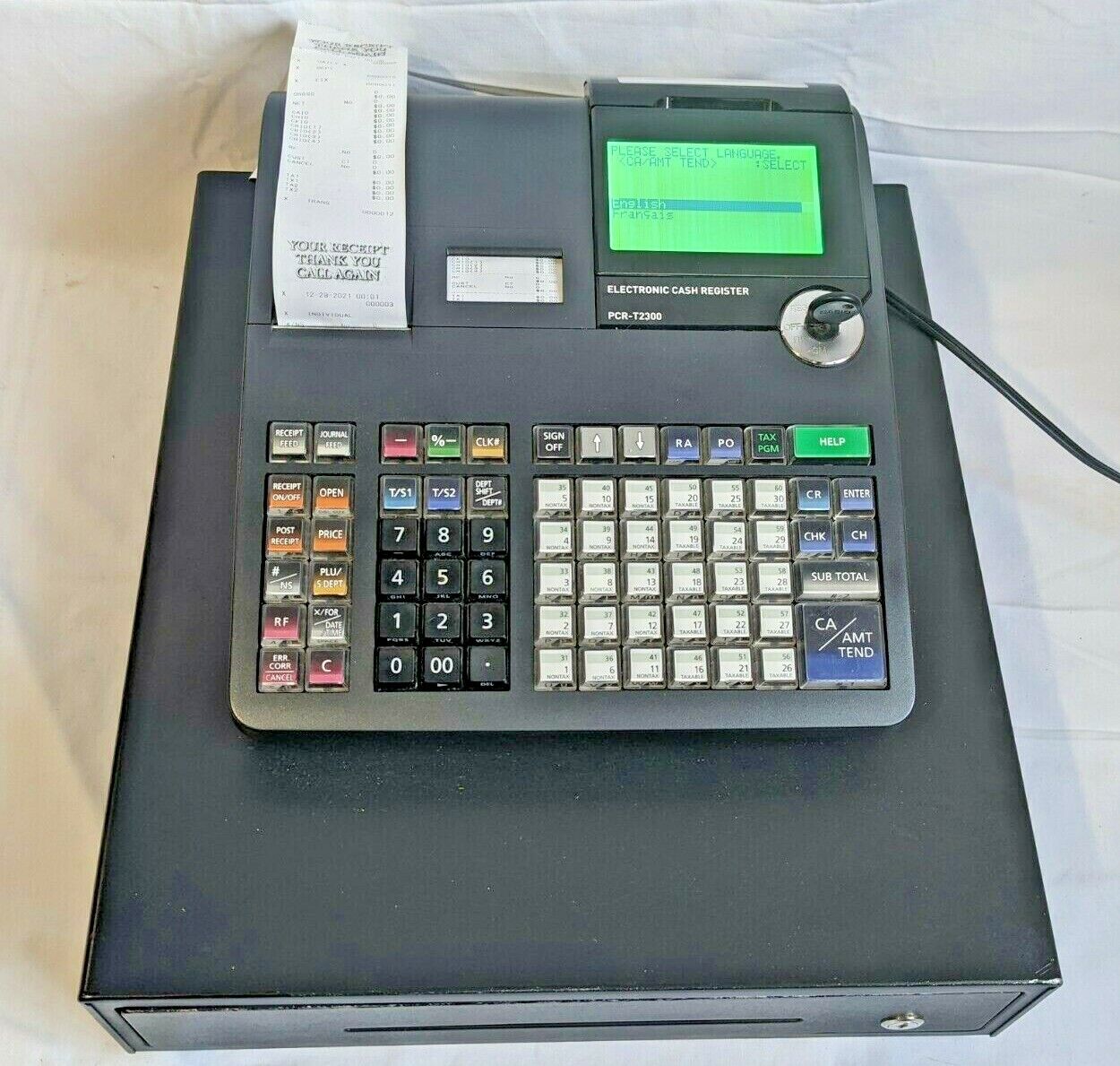 SALE 89%OFF Casio PCR-T2300 公式ストア Electronic Cash Register