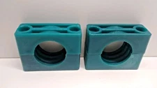 LOT OF (2) NEW OLD STOCK! STAUFF 2" POLYPROPYLENE CLAMP BODIES 7060.3-PP