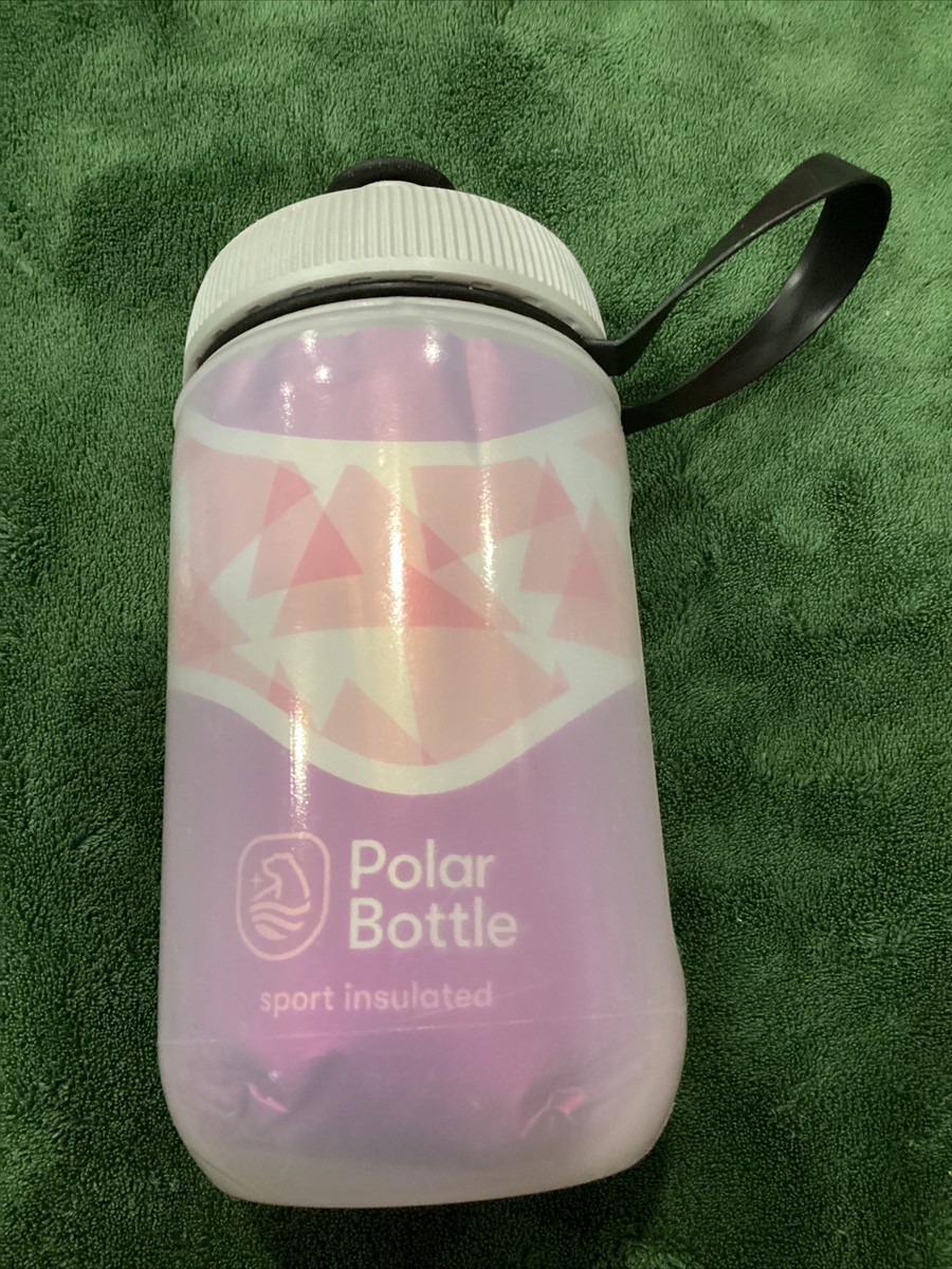 Polar 12 oz Kids Sport Insulated Daybreak Bike Water Bottle Plum