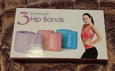 Premium Resistance Bands Set of 3 Glute Hip Thigh for Yoga Pilates