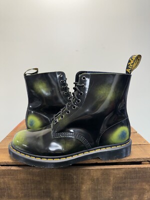 Men's Dr Martens 1460 Pascal Multi Arcadia Black Marsh Green Dark