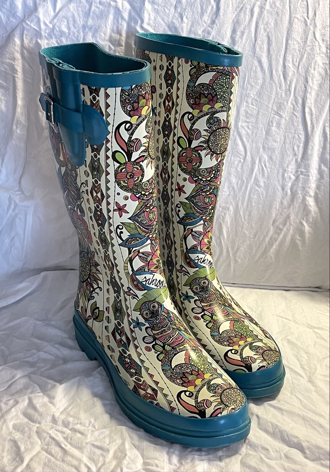 RAIN BOOTS SAKROOTS WOMENS SIZE 11 