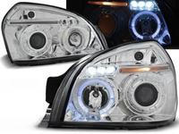 Scheinwerfer Paar Hyundai Tucson 04-10 Angel Eyes Chrom