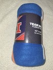 Team Spirit Illinois Fleece Throw 40"x60" New (Eb17)