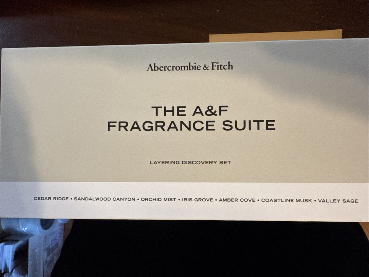 Abercrombie & Fitch, fragrance suite layering discovery NEW ORCHID