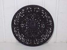 VINTAGE WANDRELIEF BUDERUS SCHINKEL TELLER ZENERIE EISENGU&szlig; WANDBILD 20.JHD