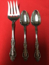 3 - Imperial CHALMETTE Pierced Glossy 18/0 Stainless Korea Flatware