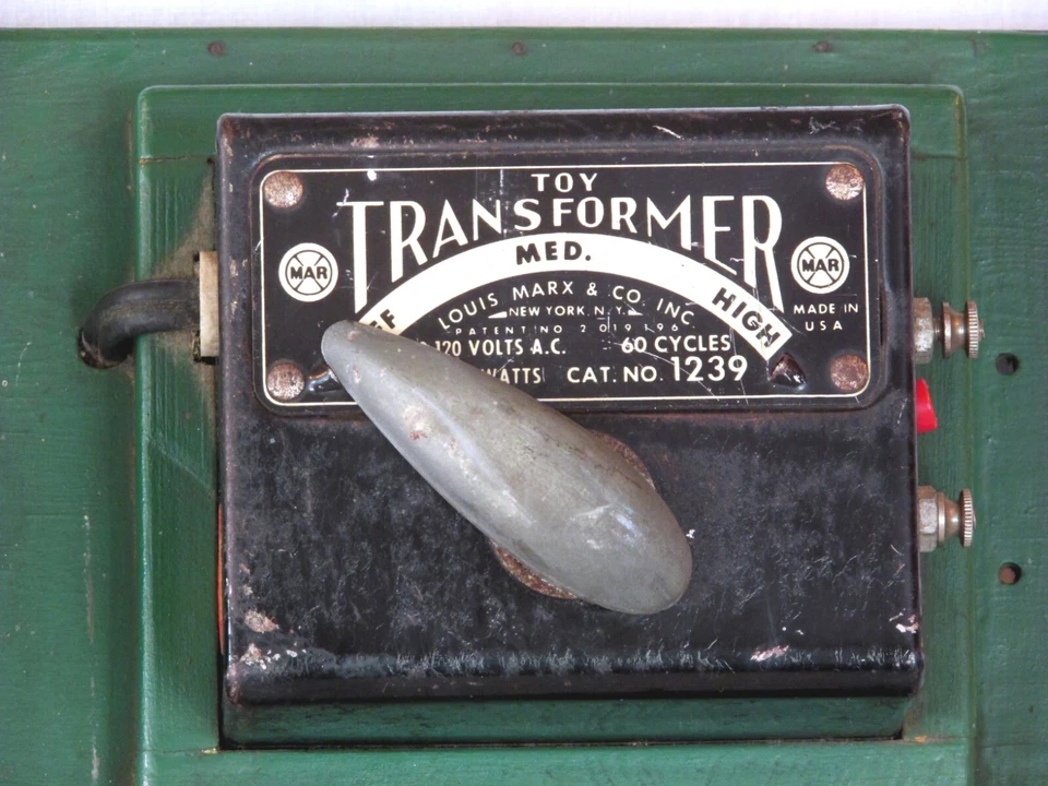 Model Railroad Control Panel Marx Transformer 1239 1249 Lionel Switches - Image 2 of 4