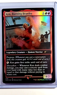 Ken, Burning Brawler 2022 Magic: The Gathering Ken, Burning 【公式