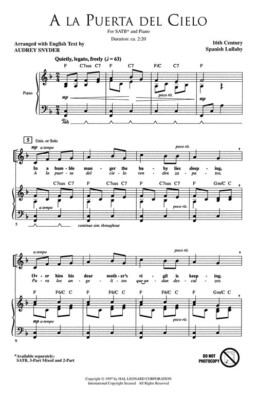 A la Puerta del Cielo SATB Arranger: Audrey Snyder