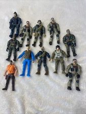 Chap Mei Action Figures  Military Toy Soldiers/ Lot Of 11 War Figures