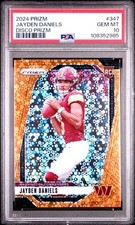 2024 Panini Prizm - Rookies Jayden Daniels #347 Disco Prizm (RC)