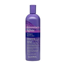Clairol Professional Shimmer Lights Shampoo Blonde  Silver 16 Fl Oz