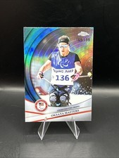 2026 Topps Chrome US Winter Olympics - Oksana Masters Aqua Refractor /199 #52