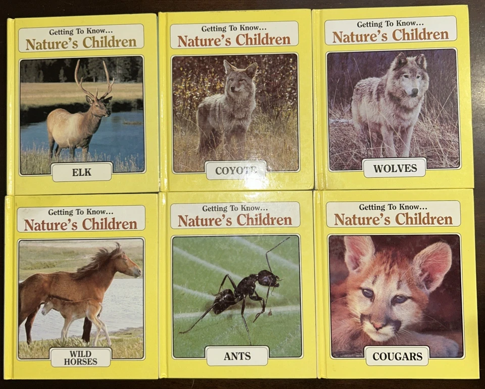 19 Vintage Getting To Know…  Nature's Children Book Collection Two Sided 1985 HB - Image 4 of 4