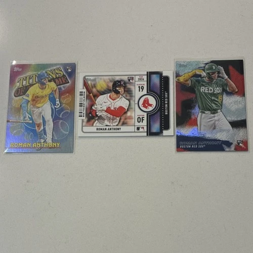 2026 Topps Roman Anthony Rookie Card Lot Boston Red Sox TOG-9 BTP-23 SMLB-25