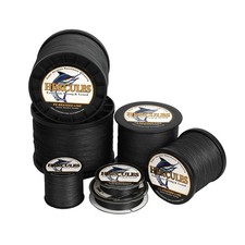 HERCULES Black PE Braided Fishing Line 4 Strands 6lbs-100lbs Hollow