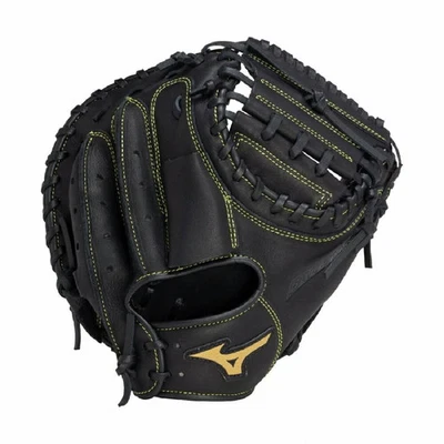 Mizuno BALL PARK 1AJCY33700 Catcher Mitt RH Black Leather R86107 - Bild 1 von 4