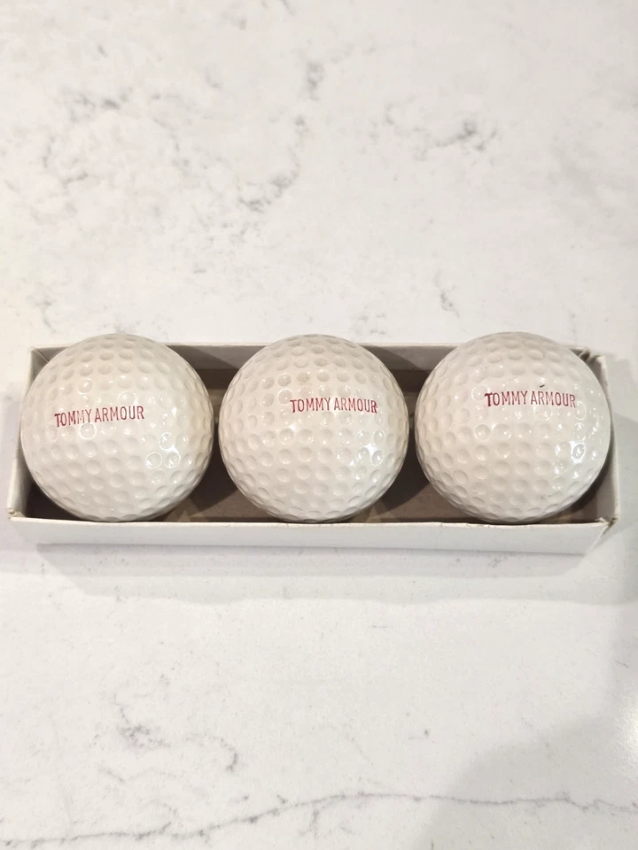 1948 SMALL BLOCK RED VINTAGE SIGNATURE TOMMY ARMOUR GOLF BALLS - Image 2 of 2