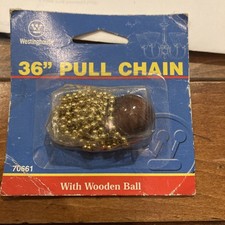 36 Pull Chain With Wooden Ball