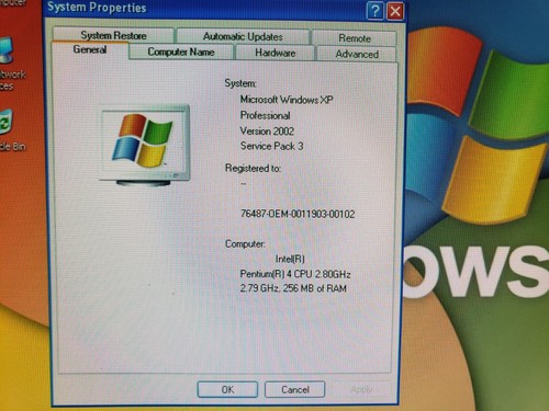 Vintage Dell Dimension 4600 PC Pentium 4 2.8GHz 256MB RAM WinXP SP3 180GB Clean - Picture 6 of 16