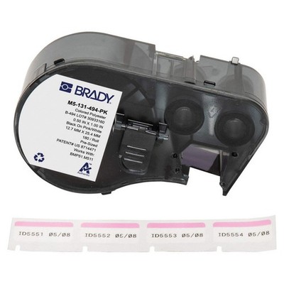 BRADY M5-131-494-PK Label and Ribbon Cartridge,Polyester 810HZ3