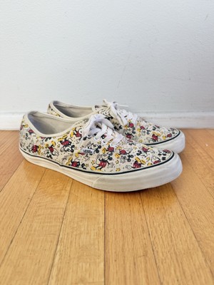 Vans OG Authentic LX Mickey Mouse Disney Shoe Men s Size 10.5 Women s 12
