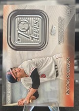 2021 Topps - Topps 70th Anniversary Manufactured Logo Patches Series 2 Brooks...