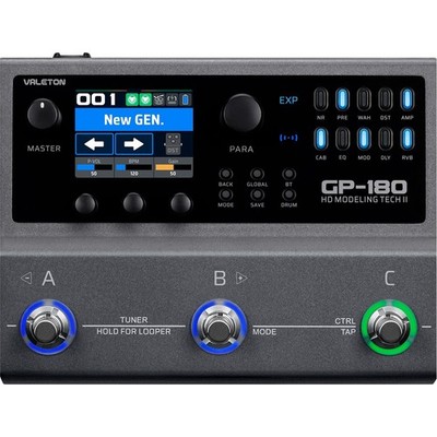 ギター Valeton GP-180 Valeton GP-180 Guitar Multi Effects Processor, 3 Footswitch Pedal