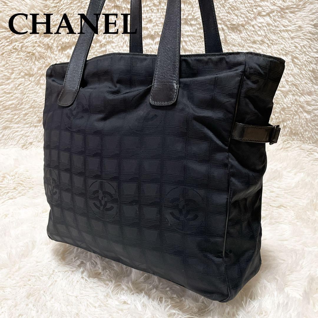 CHANEL Travel Line GM Black Tote Bag BK225547