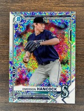 2021 Bowman Chrome Prospects Speckle Refractor /299 Emerson Hancock #BCP-78 10yc