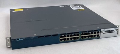 Cisco Catalyst WS-C3560X-24P-S 24-Port Gigabit Ethernet PoE+ Switch