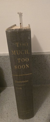 #ad Too Much Too Soon. Diana Barrymore. 1st Edition $55.00