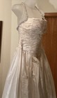 Demetrios 100% Silk Wedding Ballgown Dress Corset w Bodice Beaded w Crystals 10R — photo 7