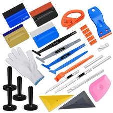 Vinyl Wrap Tool Kit Complete Tools for Automotive Film Installation